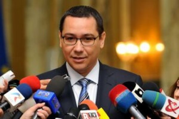 Ponta: Marea provocare a Guvernului este să contribuie la reuşita mediului de afaceri pentru a crea locuri de muncă